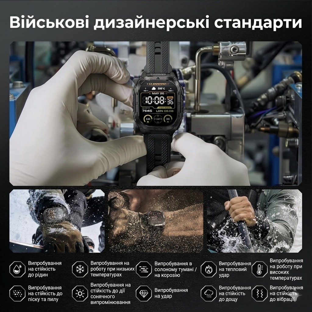 Тактичний Kospet Tank M4C Black — фото 5