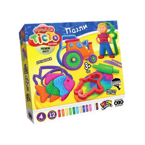 Тісто для ліплення Danko Toys Master-Do: Пазли рус тип 1