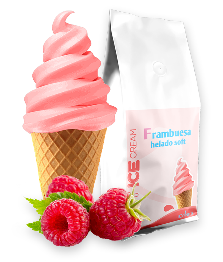 Суміш для молочного морозива Soft Малина 1 кг