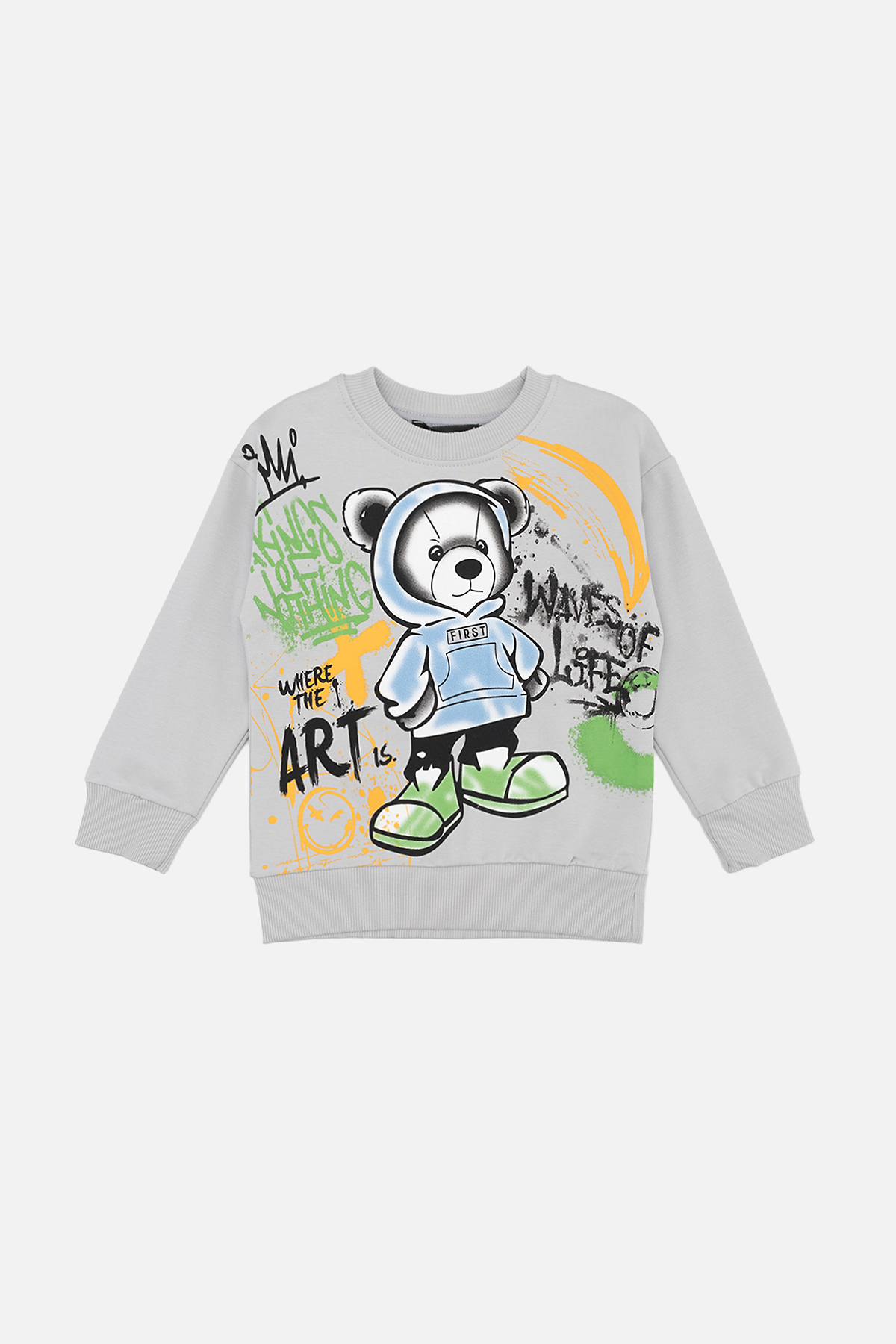 Свитшот для мальчика First kids 116 см Разноцветный ЦБ-00259657