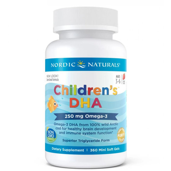 Омега 3 Nordic Naturals Children's DHA 250 mg 360 Mini Soft Gels