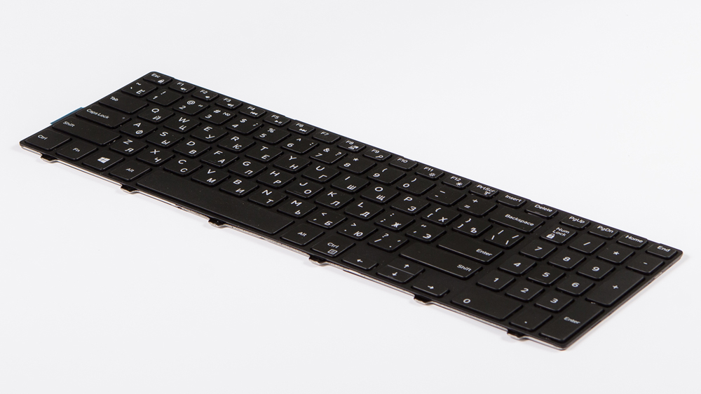 Клавіатура для ноутбука Dell 15-5547/ Black RU чорна рамка (A1597)