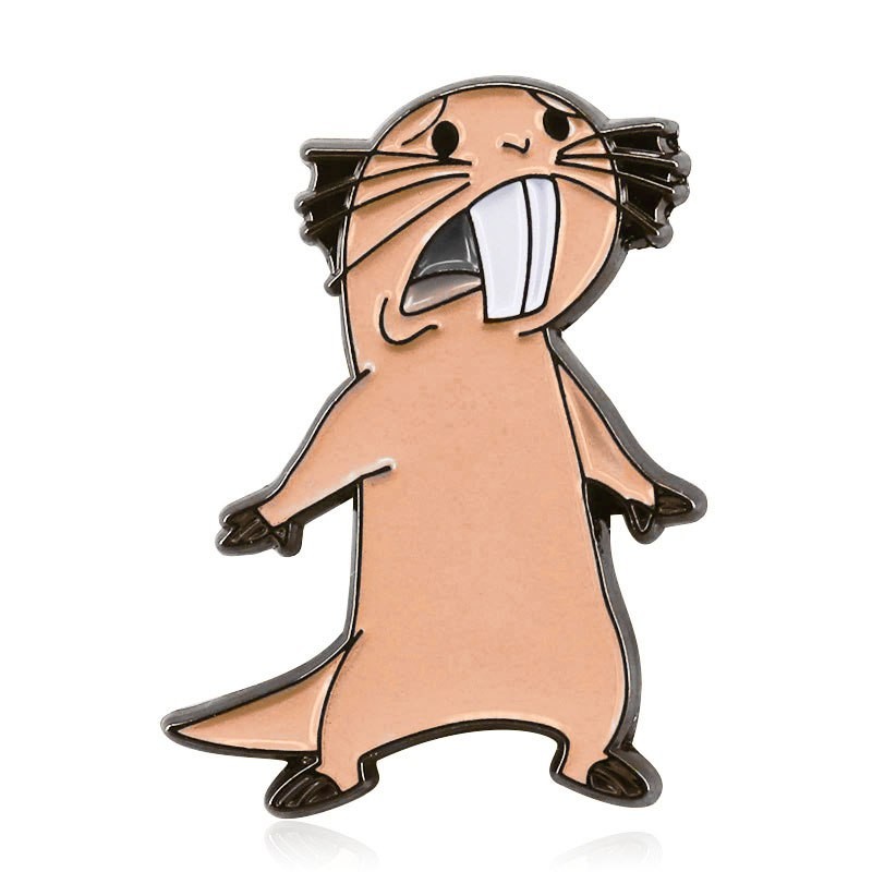 Значок BROCHE Бобёр бежевый BRGV113143