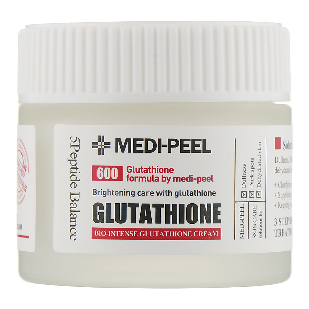 Осветляющий крем для лица с глутатионом Medi-Peel Bio Intense Glutathione White Cream 50 г (8809409347462)