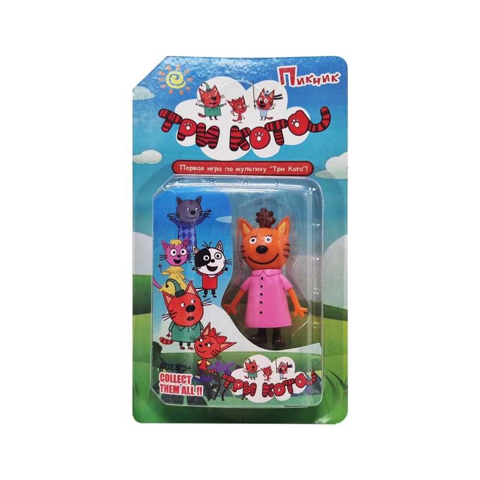 Ігрова фігурка з мультика Три коти Bambi HT18231 55 см Рожевий