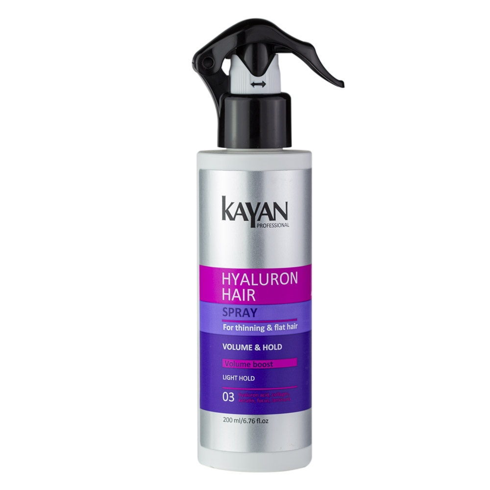 Спрей для тонкого та позбавленого об'єму волосся Hialuron Hair Kayan Professional 250 мл