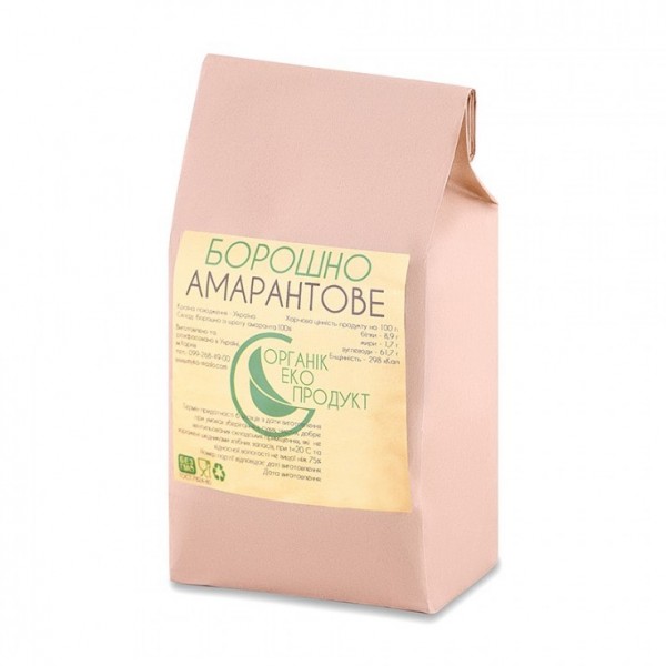 Мука амарантовая натуральная Organic Eco-Product 2 кг