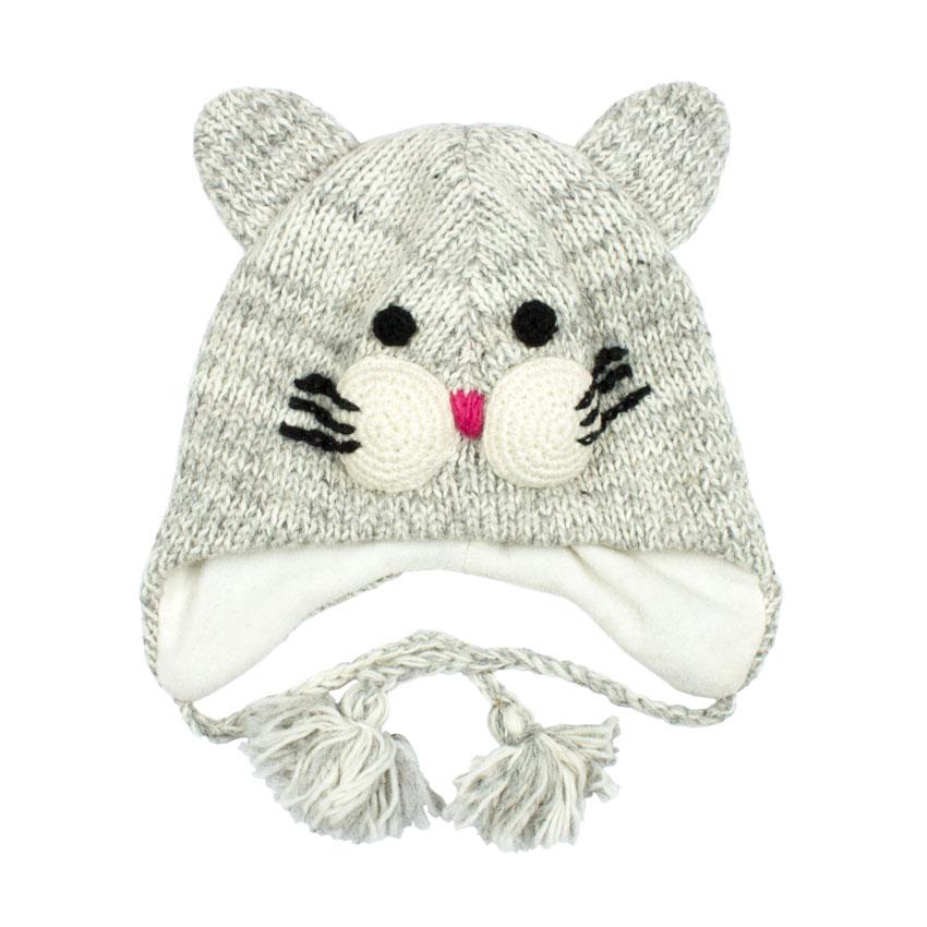 Шапка с ушками Kathmandu Animals Cat Оne size Серый (22955)