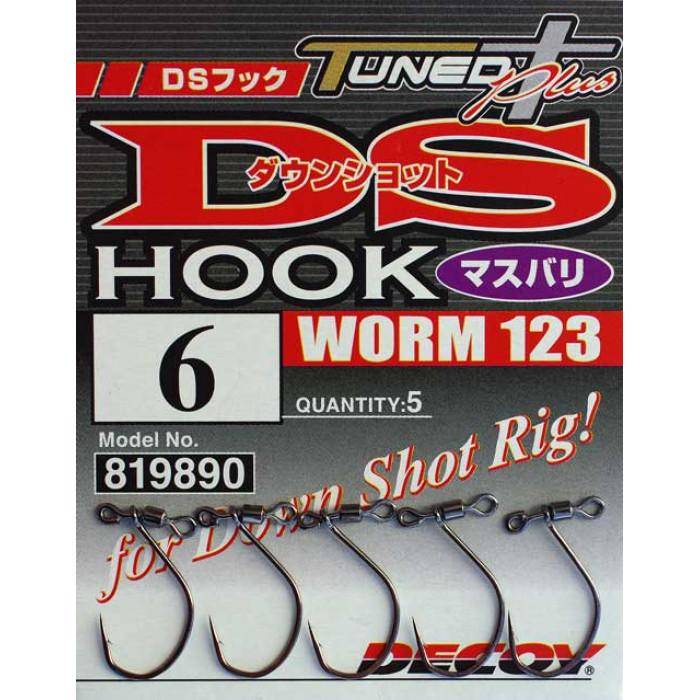 Гачок Decoy Worm 123 DS Hook masubari 06 5 шт/уп (1013-1562.01.89)