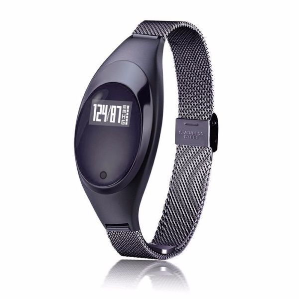 Фітнес браслет Smart Band SiMax Z18 Girl Tonometr Чорна сталь (SBZ18TBS)