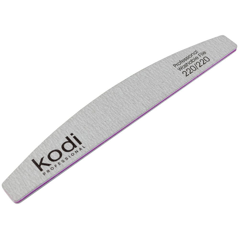 Пилка для нігтів у формі півмісяць Kodi Professional №93 220/220 (00-00065007)