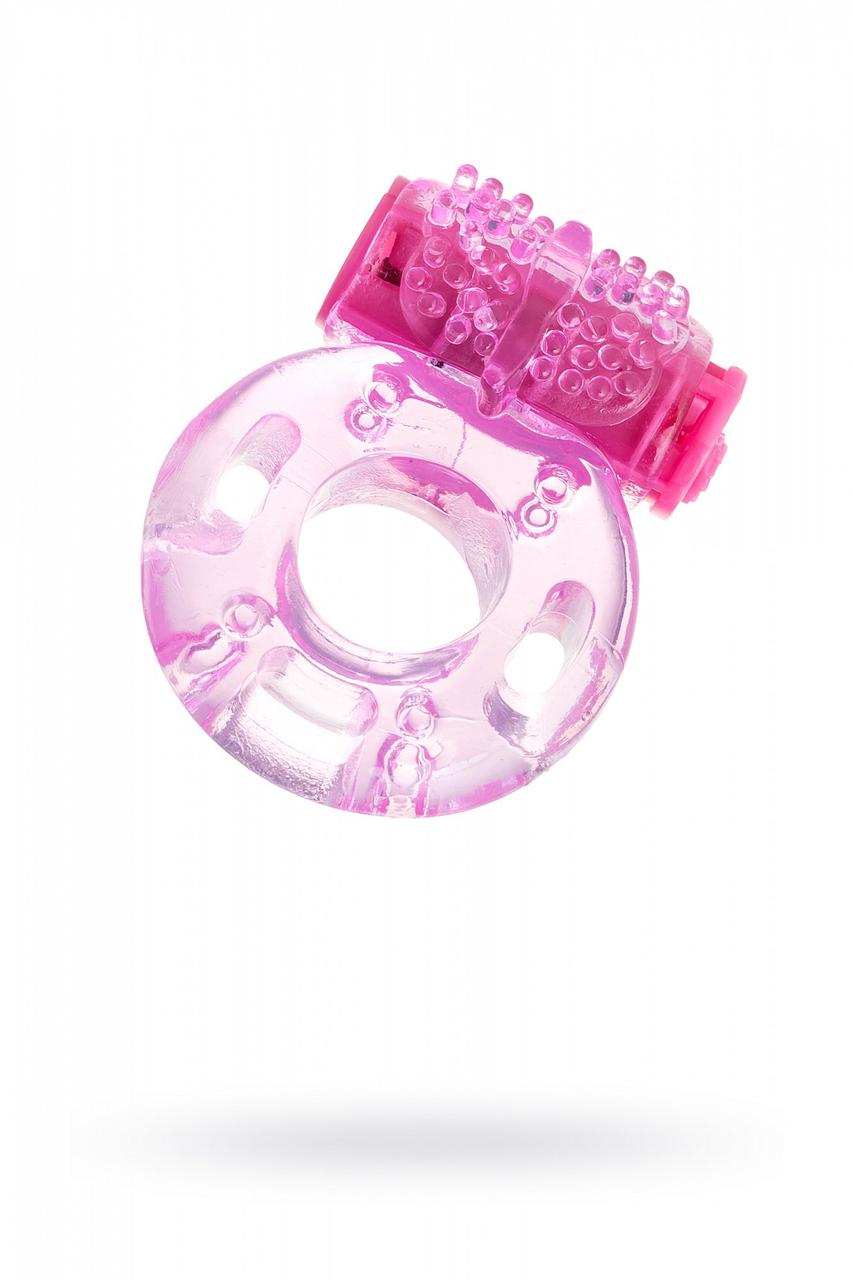 Ерекційне віброкільце SUNROZ Butterfly Ring на пеніс Рожевий (SUN6363)