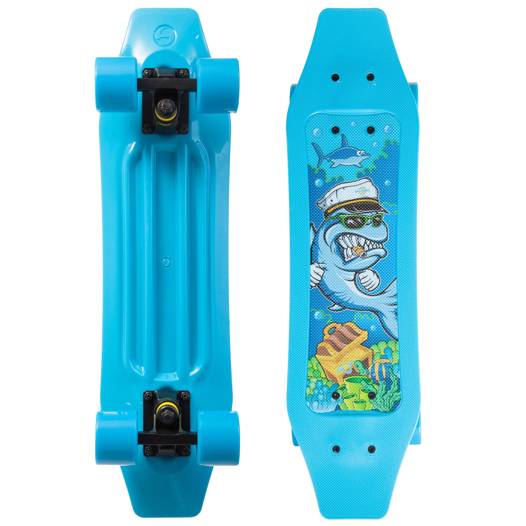 Скейтборд SP-Sport FISH Duckbill SK-418-6 23 Голубой