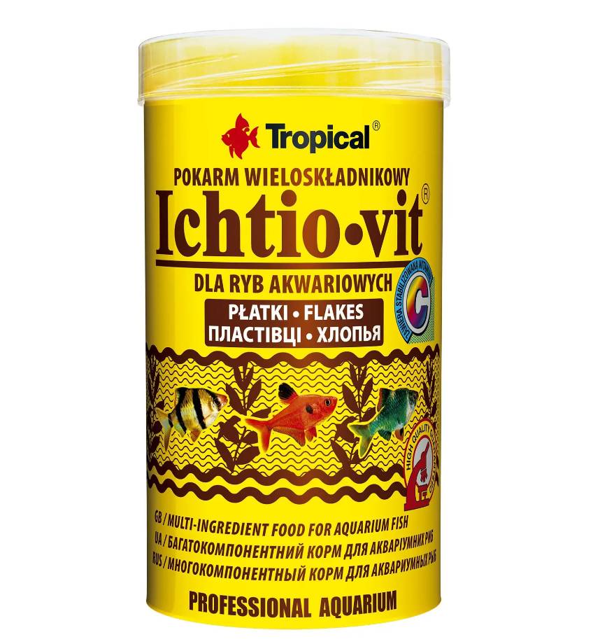 Корм для аквариумных рыб Tropical Ichtio-Vit 250 мл 50 г (77004)