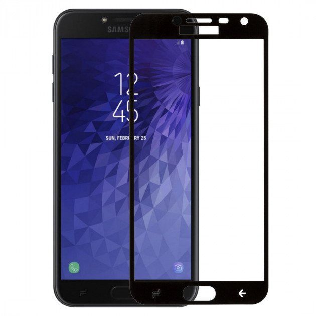 Захисне скло Full Glue Full Screen Glass Samsung Galaxy J4 2018/J400 Black (PG-000714)