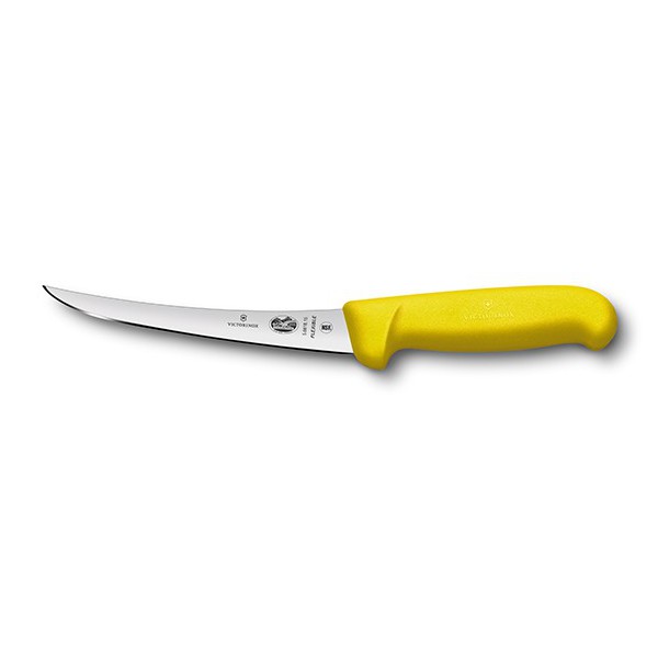 Кухонний ніж обвалочний Victorinox Fibrox Boning 15 см Жовтий (5.6617.15)