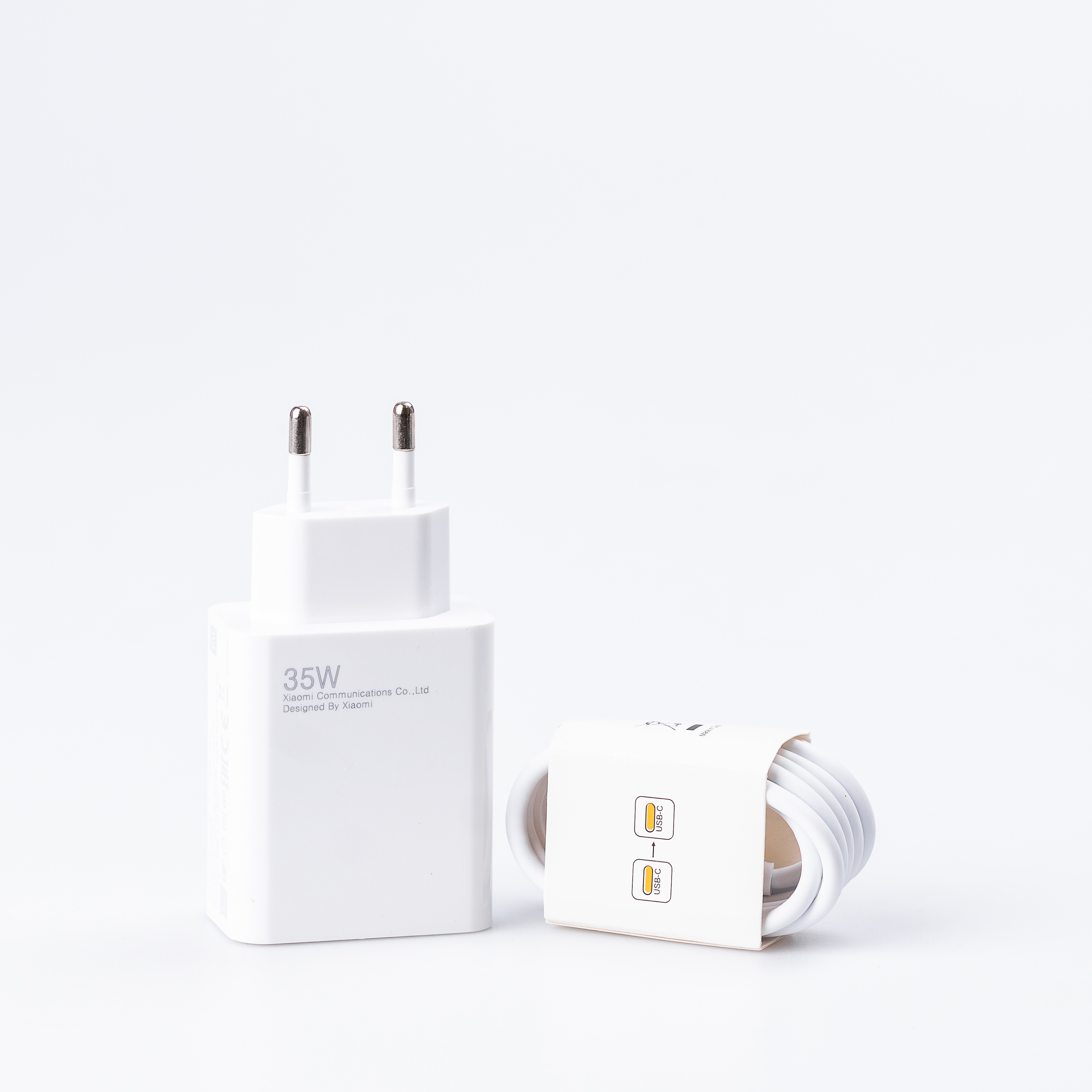 Адаптер питания Xiaomi 35 Вт USB-C/USB-A с кабелем Type-C (X35W)