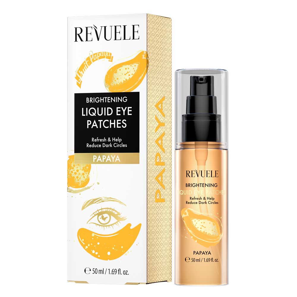 Осветляющие жидкие патчи Папайя FRUITY FACE CARE Revuele 50 мл