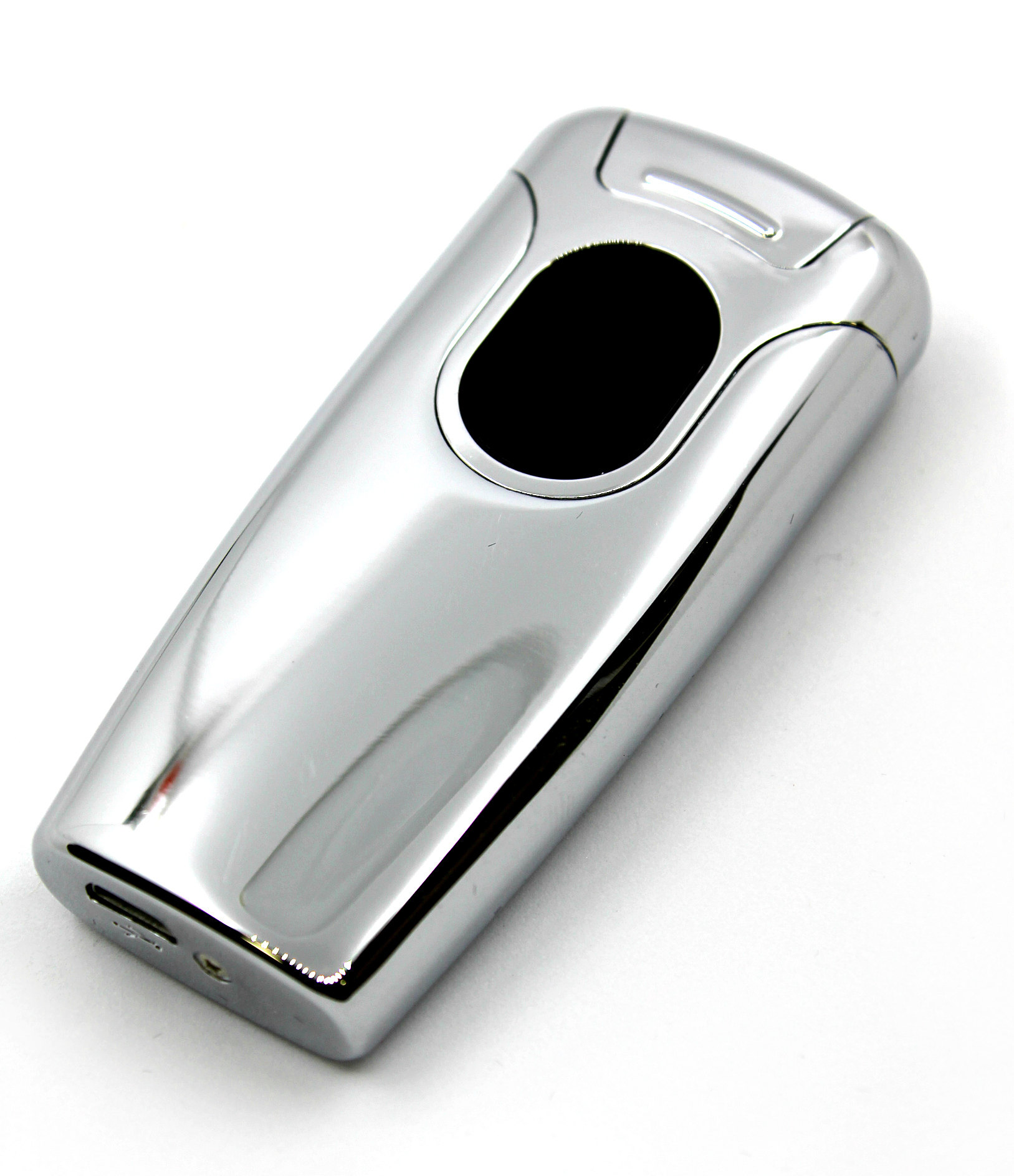 Электроимпульсная USB-зажигалка HF-11 Серая (200487)