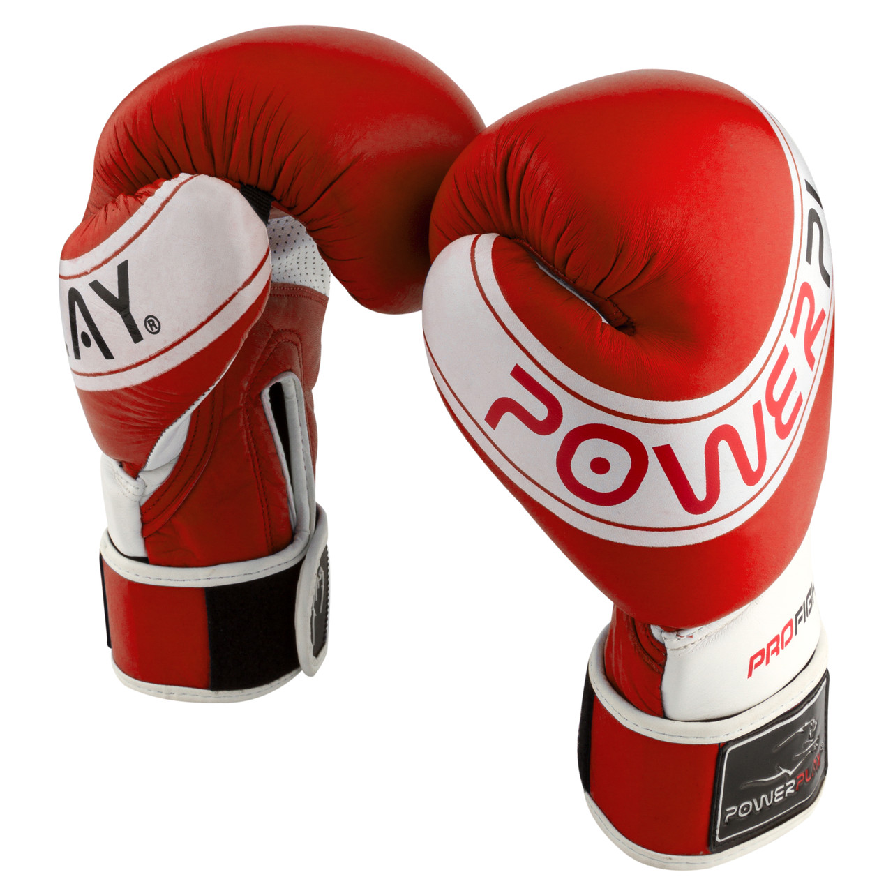 Боксерські рукавиці PowerPlay 3023 A 12 унцій Червоно-Білі (PP_3023A_12oz_Red-White)