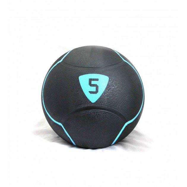 Медбол LivePro SOLID MEDICINE BALL черный 5кг LP8110-5