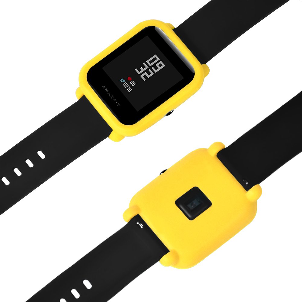 Силіконовий чохол Tamister на весь корпус для Xiaomi Amazfit BIP Жовтий (1010620)
