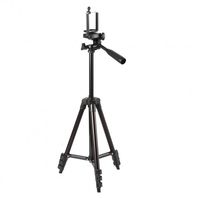 Штатив для камеры и телефона Tripod 3120 35-102 см Черный (20053100031)