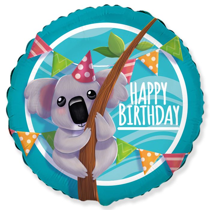Шарик фольгированный MiC Happy Birthday (401603)