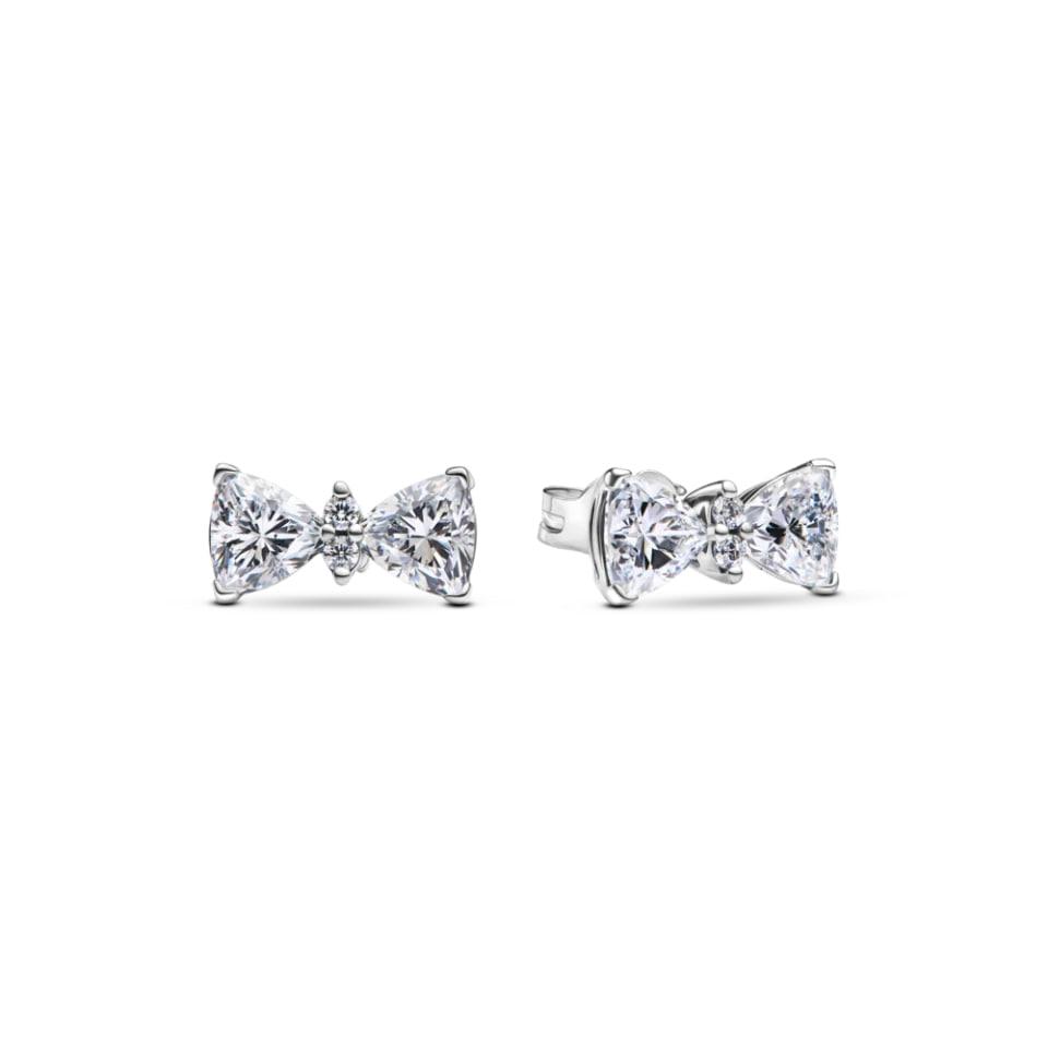 Сережки No Brand Іскристий бант 293506C01 (2541914672)