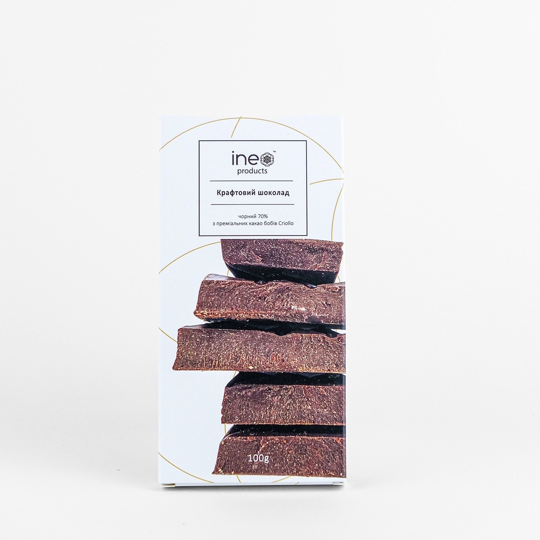 Шоколад крафтовий Ineo products чорний Criollo 70% 8 шт