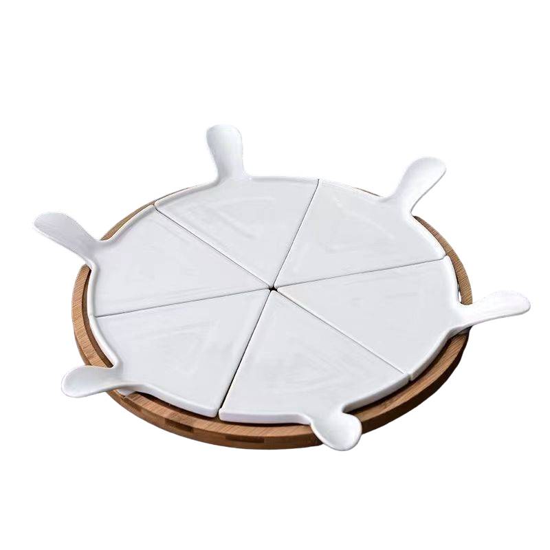 Блюдо для пиццы YIWU 28 см Белый (HP1248)