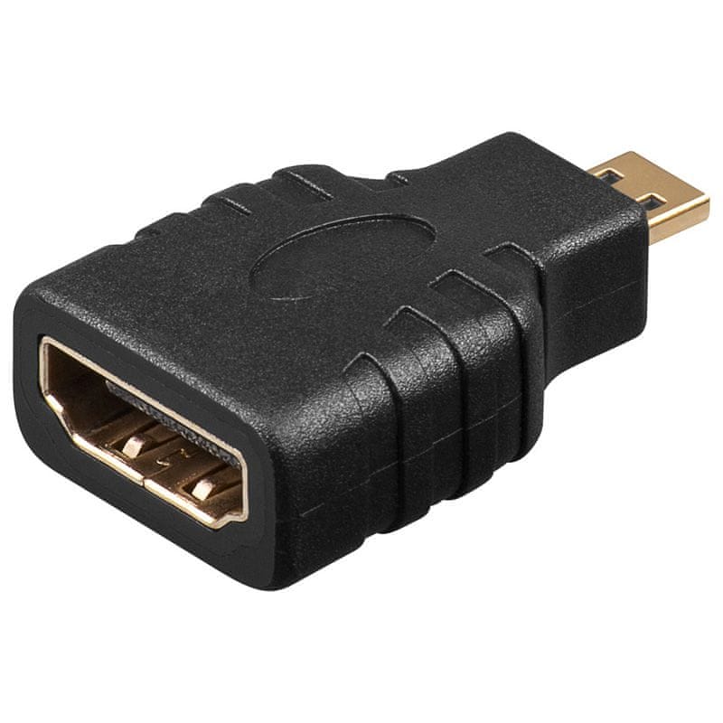 Перехідник PWE HDMI M - HDMI micro F Чорний (1068)