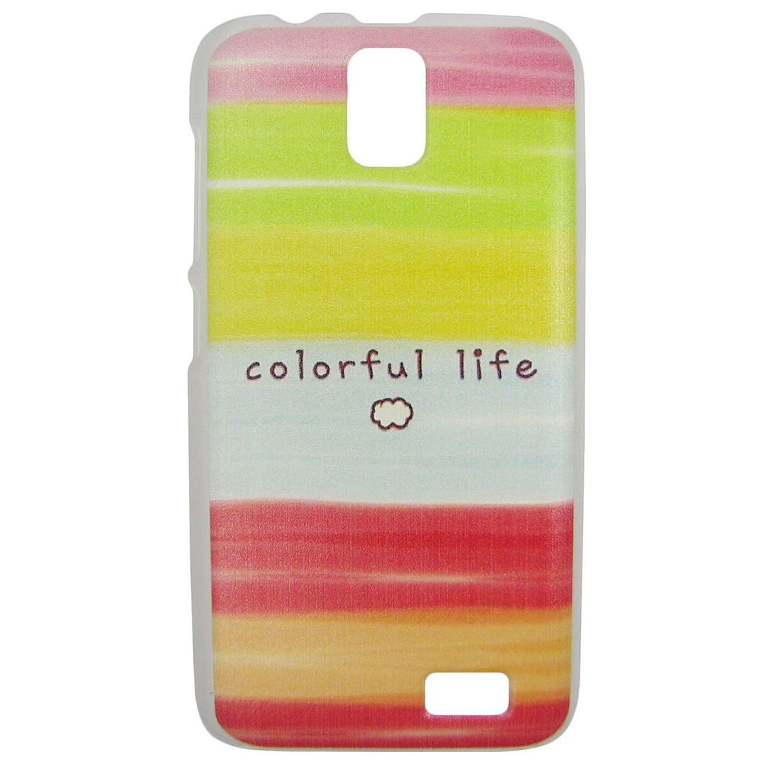 Чохол із малюнком Printed Plastic для Lenovo A328 Colorful life (hub_DgbN02041)