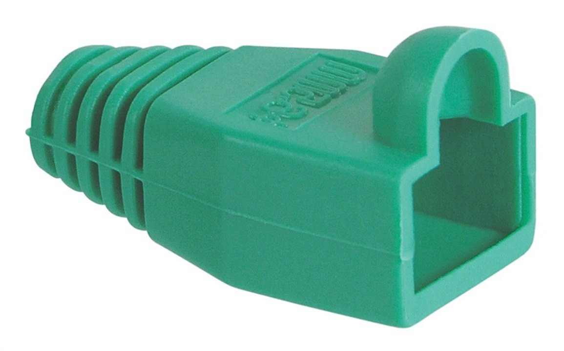 Ковпачок Lucom FreeEnd-RJ45 UTP5e (ковпачок) ізолюючий 6.4mm з вушком зелений (25.02.5146)