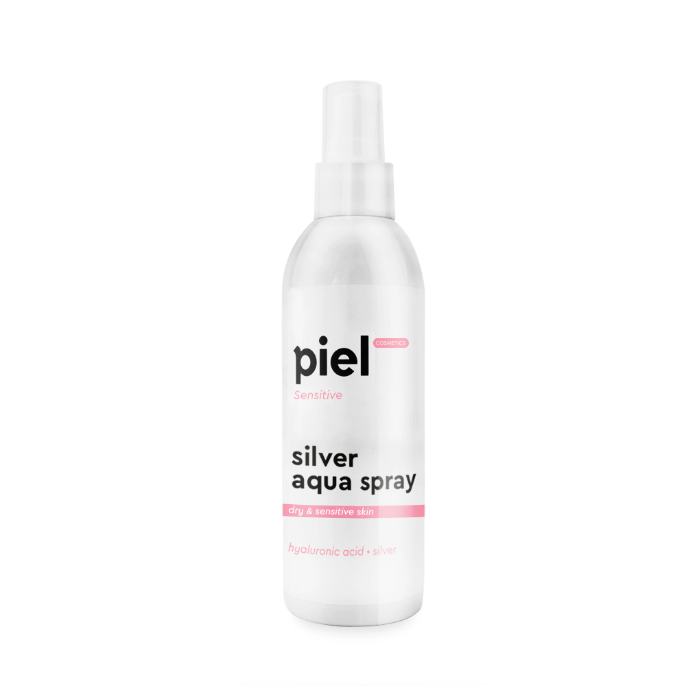 Зволожуючий спрей для сухої та чутливої шкіри Piel Cosmetics Silver Aqua Spray Travel Size 100 мл