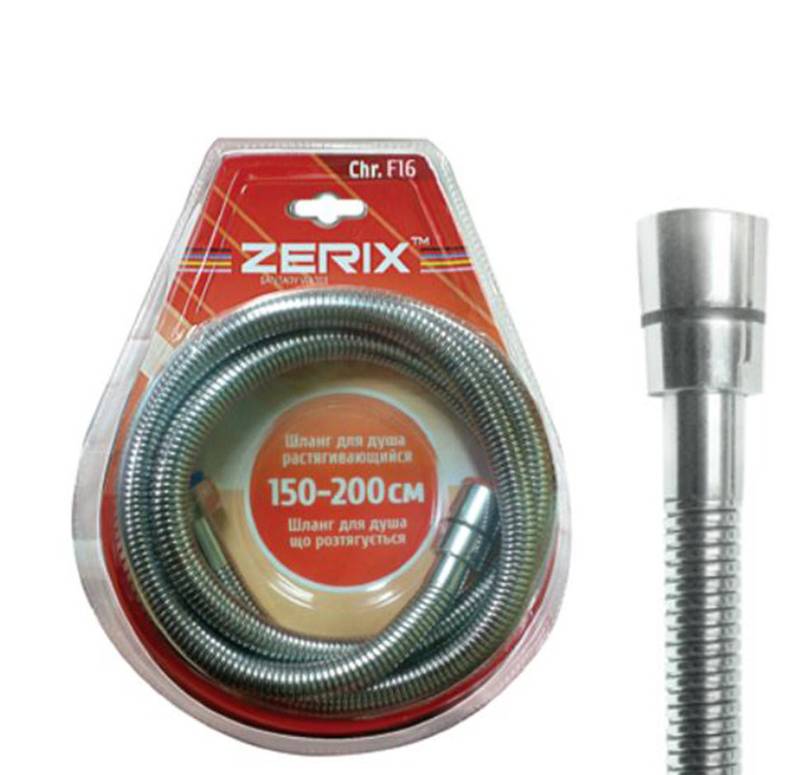 Шланг для душу Zerix F01 Chrome 1.5 м (W.678124)
