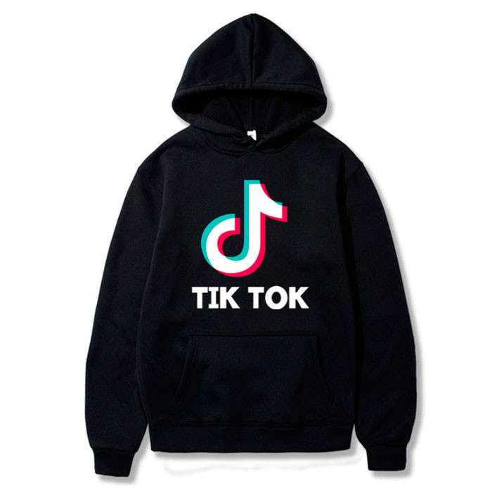 Худі Лого ТікТок TikTok Відеохостинг XL (297940)