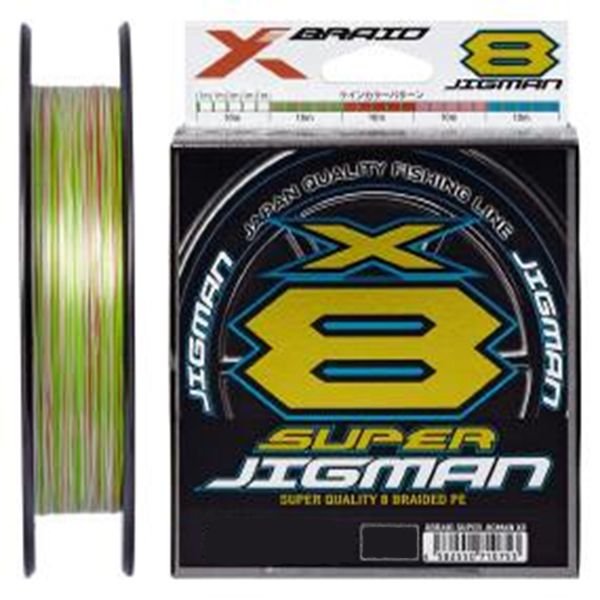 Шнур YGK X-Braid Super Jigman X8 200m #1.5/0.205mm 30lb/13.6kg (1013-5545.03.75)