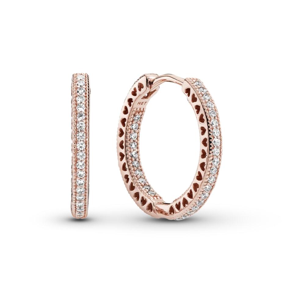 Серьги No Brand Сердца 286318CZ (2558076613)