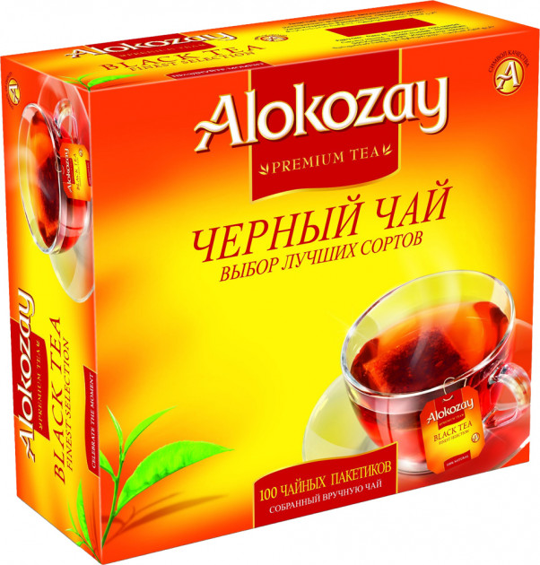 Чай чорний Alokozay 100 пакетів (11-364)