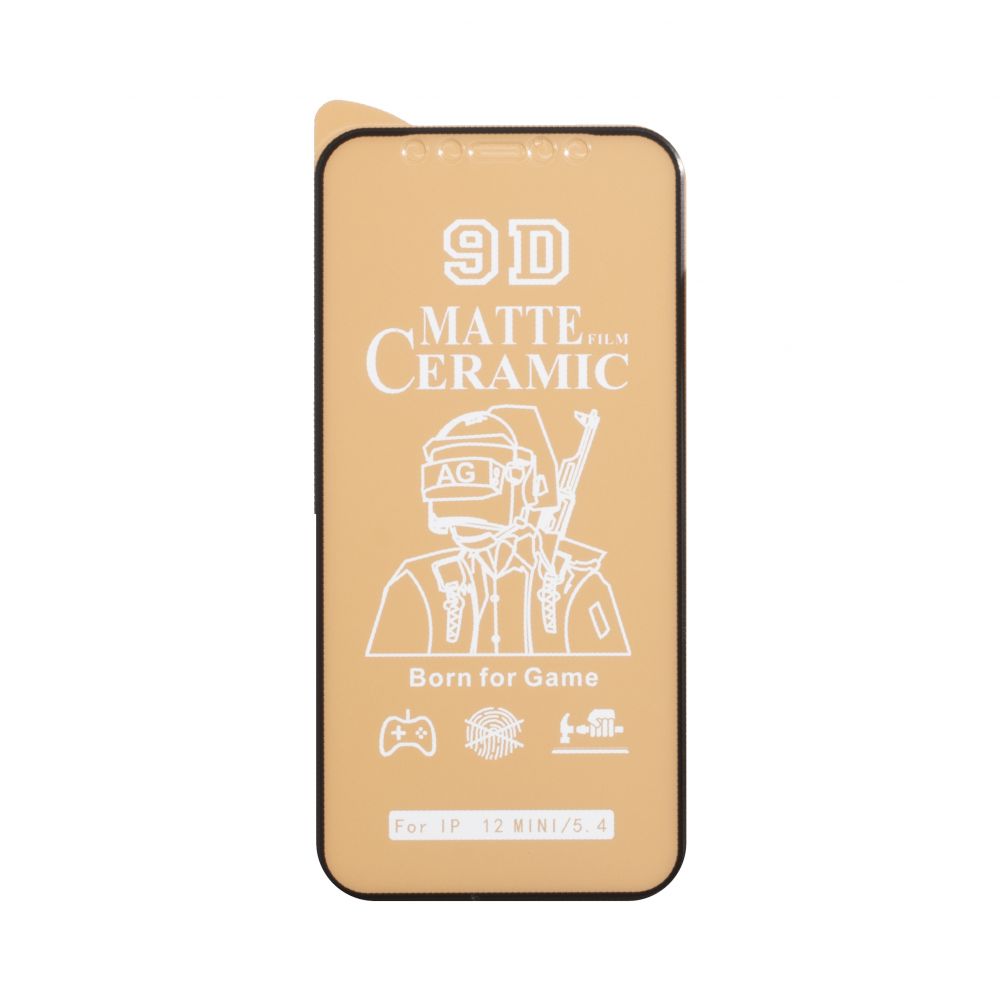 Плівка керамічна матова Film Ceramic Apple iPhone 12 Mini Чорний