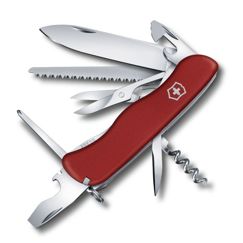 Складной швейцарский нож Victorinox Outrider 11,1 см в блистере Красный (0.8513.B1)