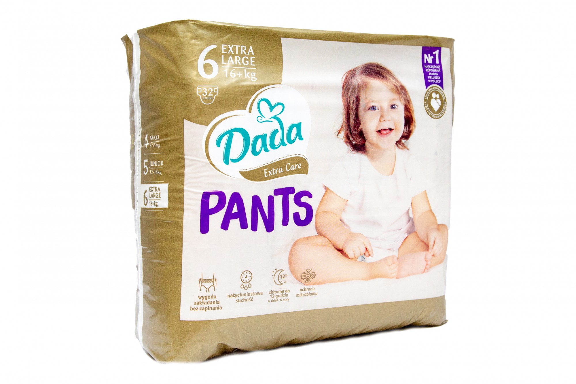 Підгузки-трусики Dada Extra Care Розмір 6 Extra Large, 16+ кг, 32 шт