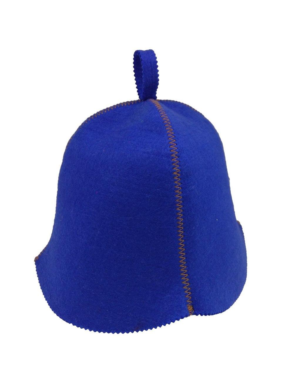 Банная шапка Luxyart искусственный фетр Синий (LС-414)