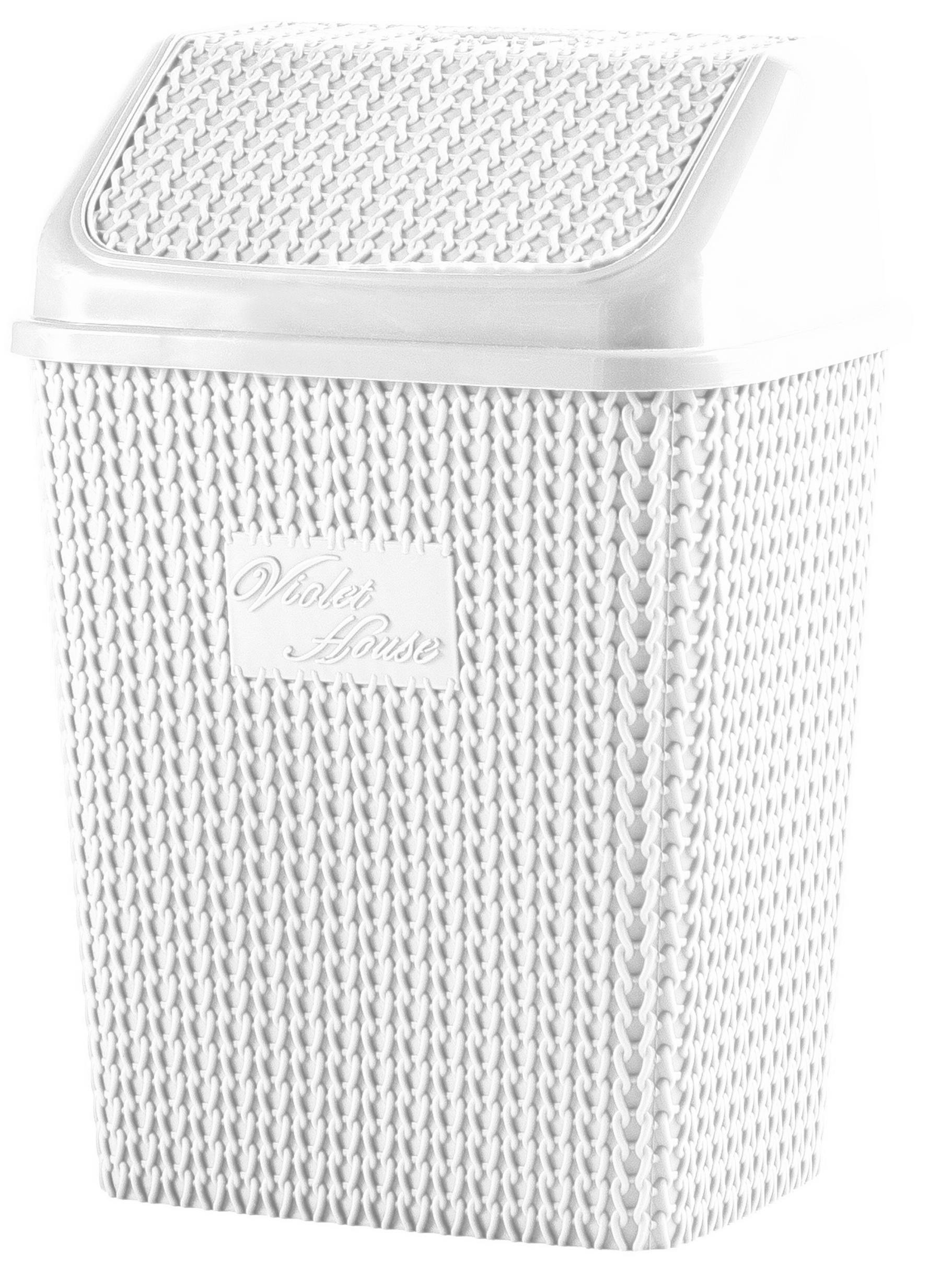 Кошик для сміття VIOLET HOUSE WHITE Віолетта (6513165)