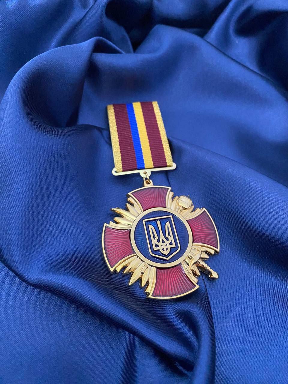 Медаль Collection Захисник Батьківщини с удостоверением 50 мм Разноцветный (hub_7i4vg0)
