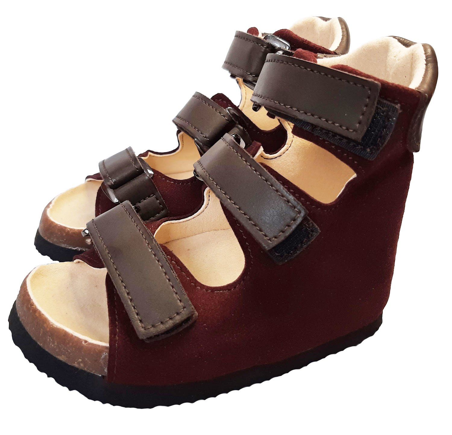 Ортопедические сандалии Foot Care FC-112 размер 27 бордовые