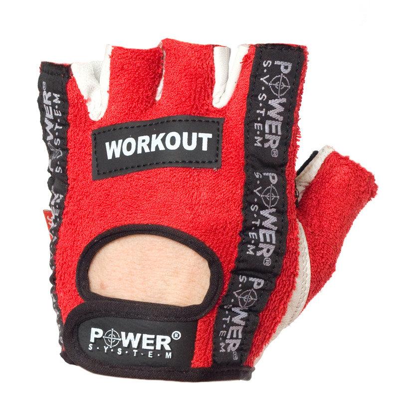 Перчатки для фитнеса и тяжелой атлетики Power System Workout PS-2200 XXL Red