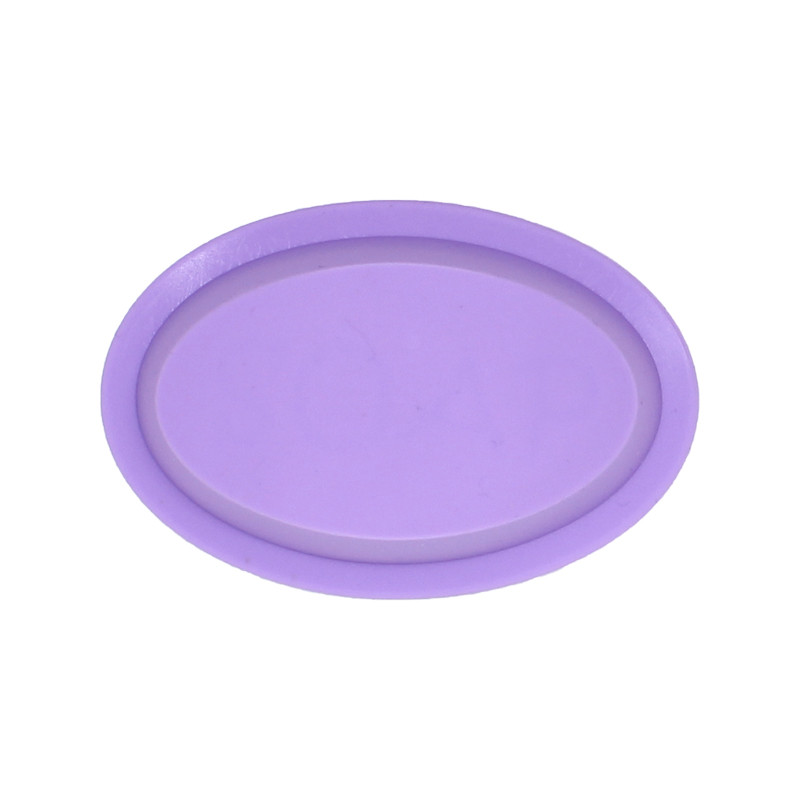 Силиконовая форма для мыла овал CUMENSS Soap-02 1 ячейка 9 см Purple (8397-35494)