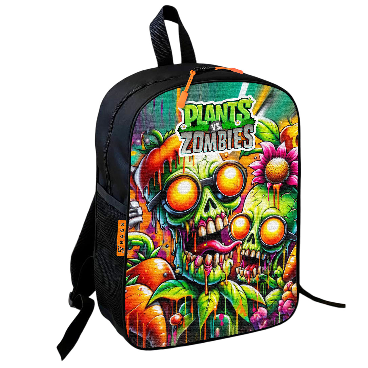 Дитячий шкільний рюкзак Plants vs. Zombies, різнокольоровий, 36×27×13 см